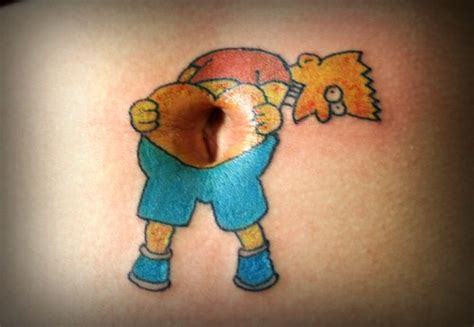 Homer simpson tattoo on vagina